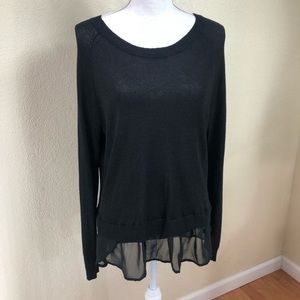 ANA Lightweight Long Sleeve Top w/Silver Sparkles